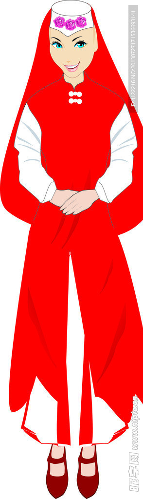 回族少女