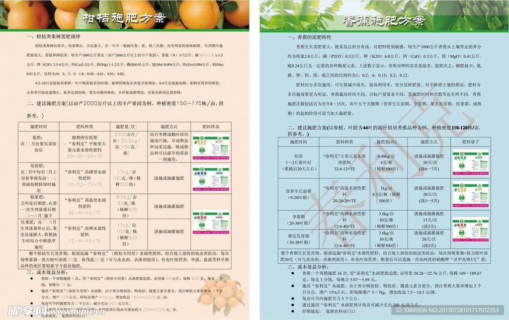 春克利施肥方案