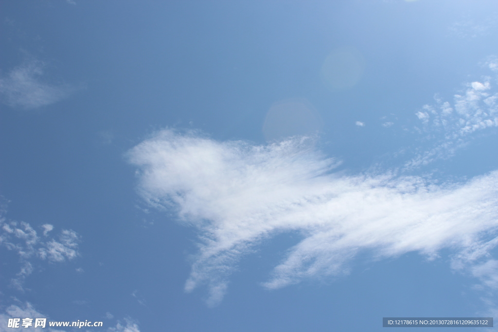 蓝色的天空