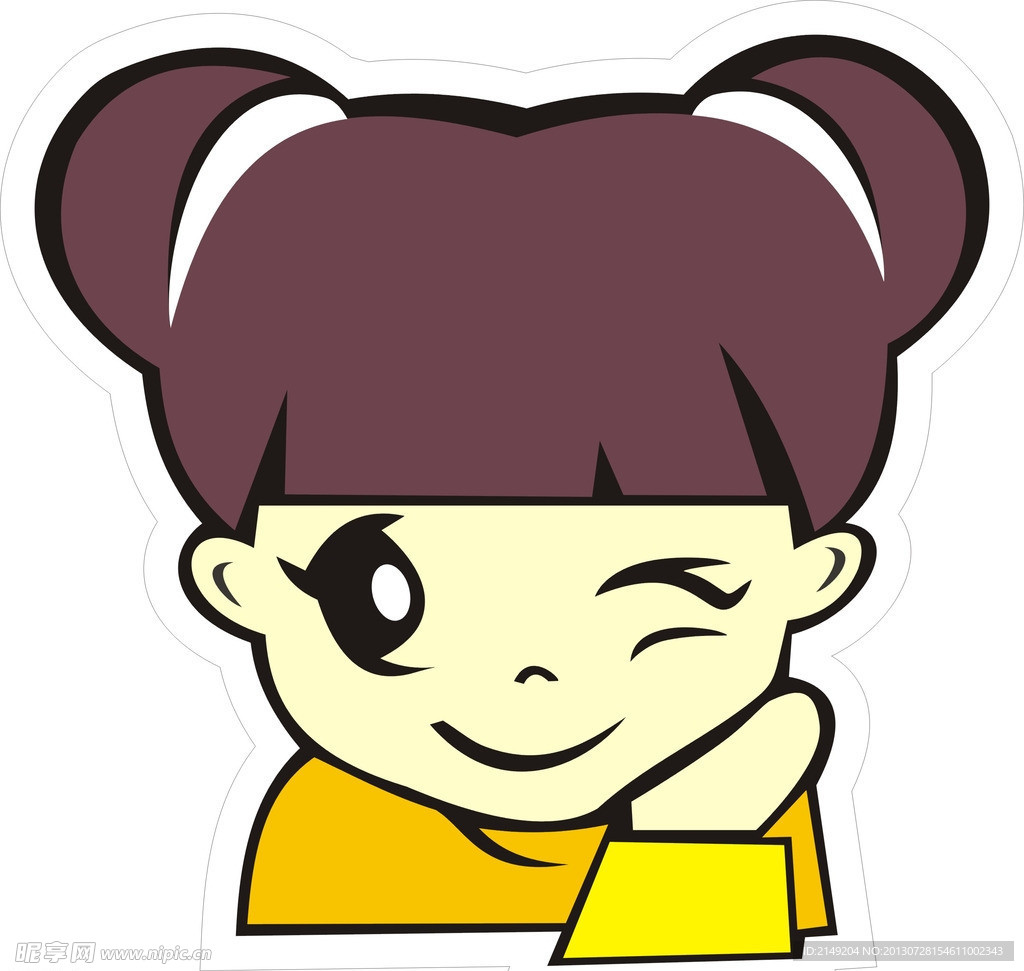 卡通女孩