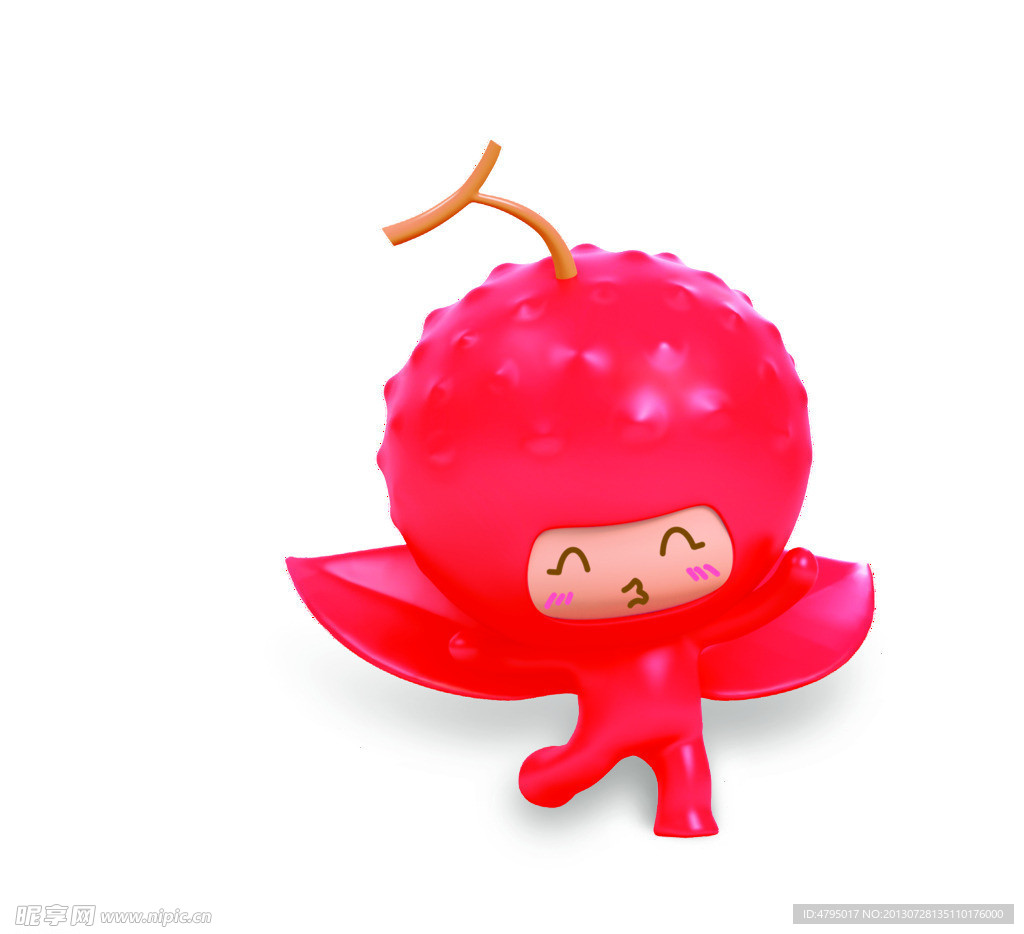 卡通3D红殷桃