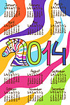 2014年日历