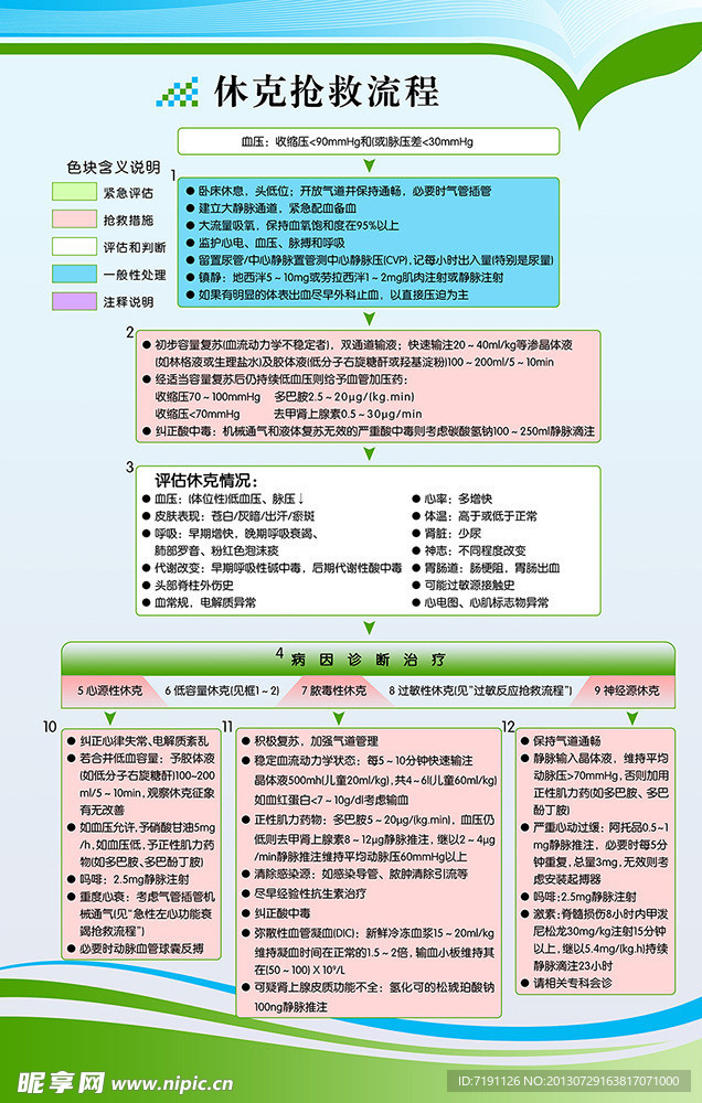 休克抢救流程