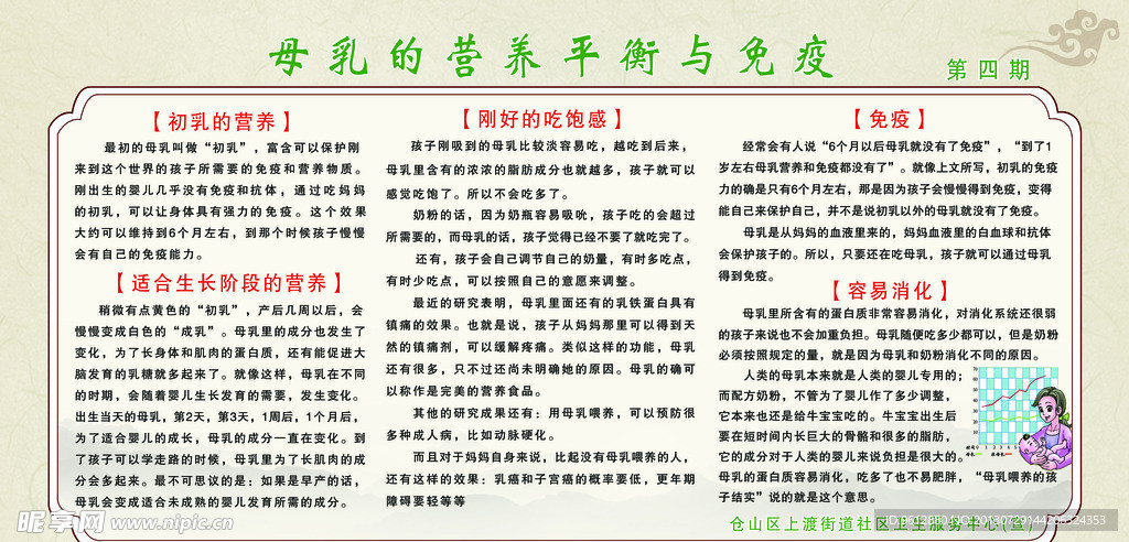 母乳展板
