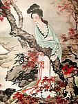枫溪仕女图