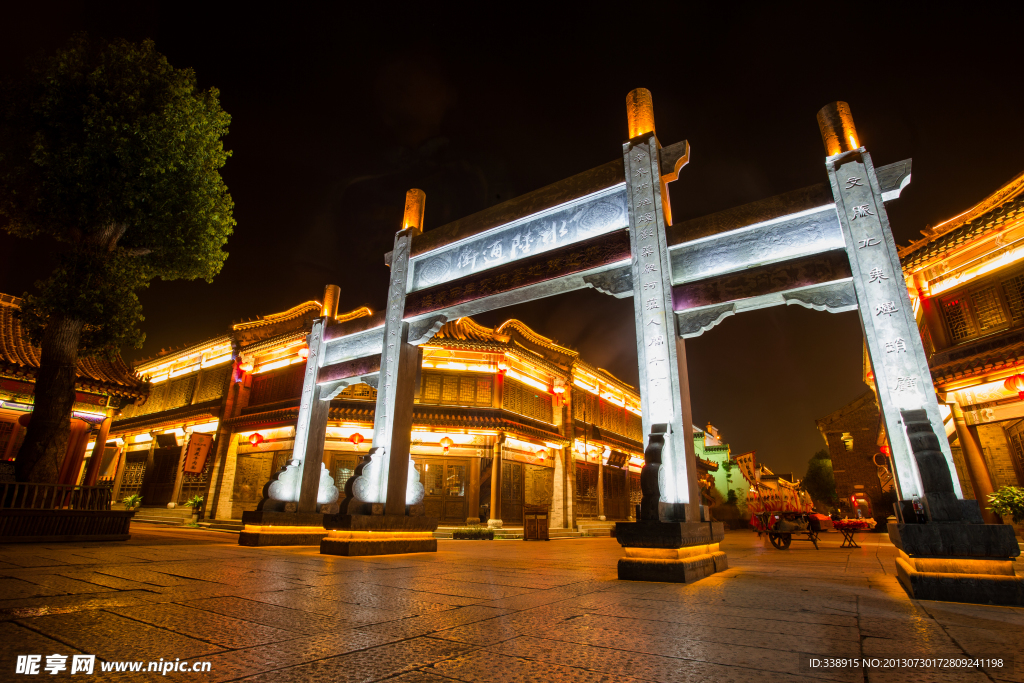 古建筑夜景