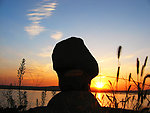 莲青山夕阳风光
