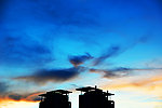 夕阳建筑