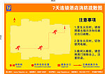 消防疏散图 七天连锁