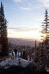 雪后山顶