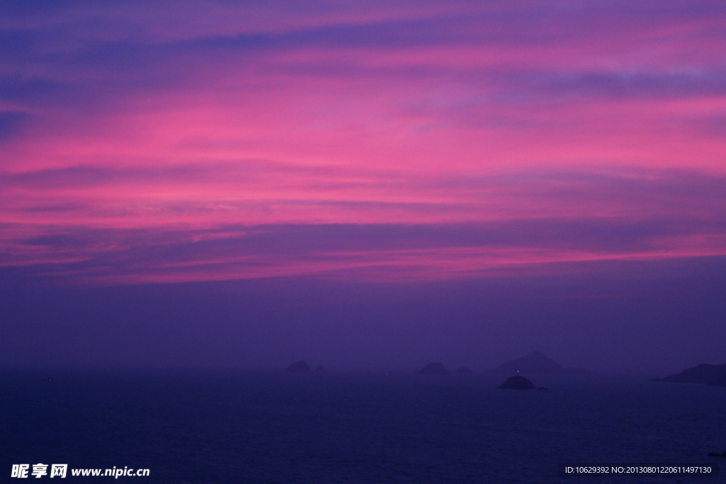 海边朝霞