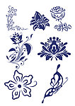 高贵典雅 花纹