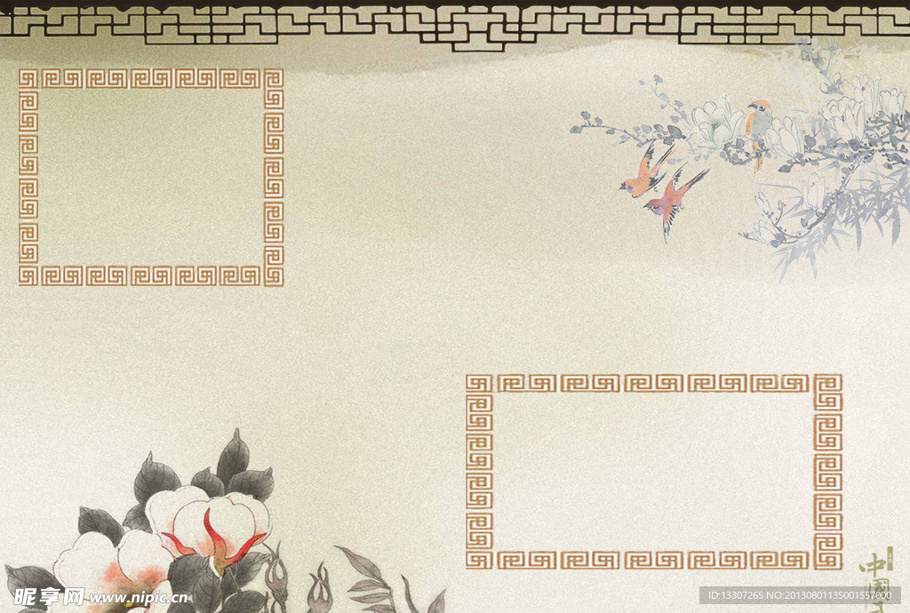 艺术照模版