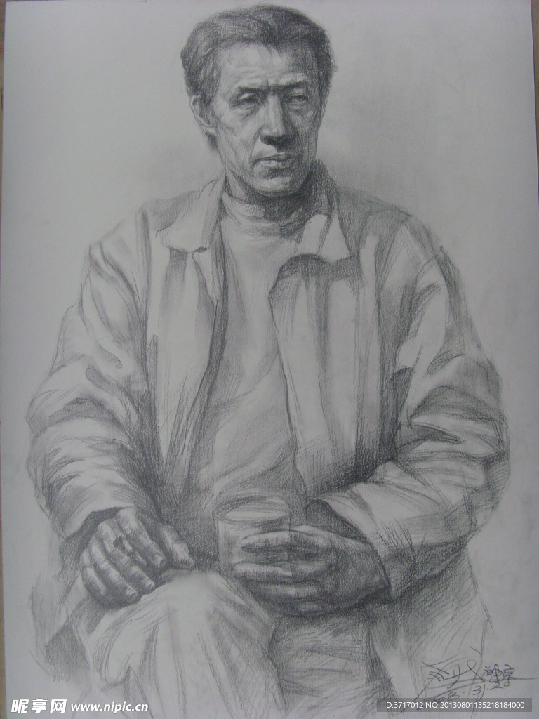 素描人物