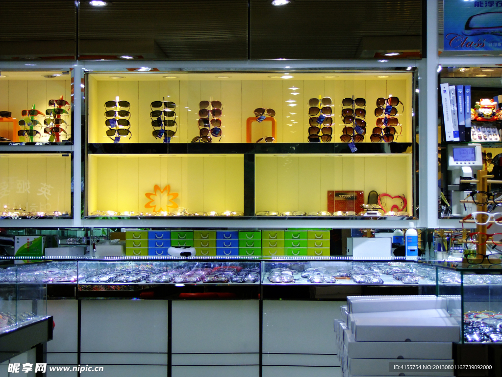 眼镜展示