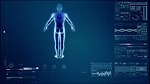 医学医疗人体扫描视频