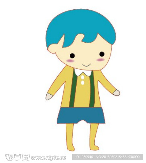 卡通 男孩 动画