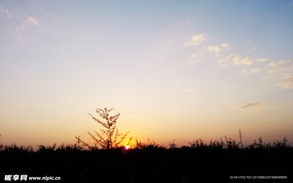 夕阳