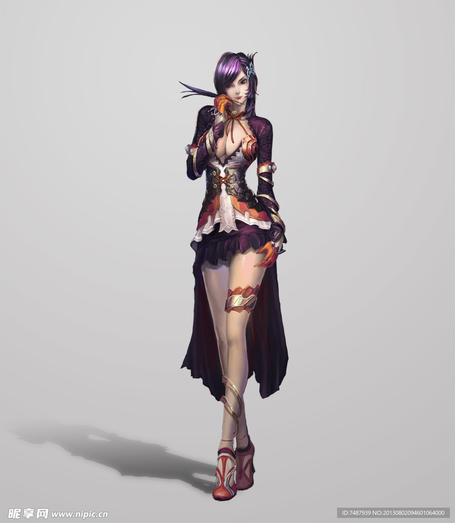 游戏美女