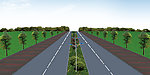 公路平面图 效果图