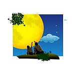 中秋赏月动画