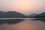 湘湖落日余晖
