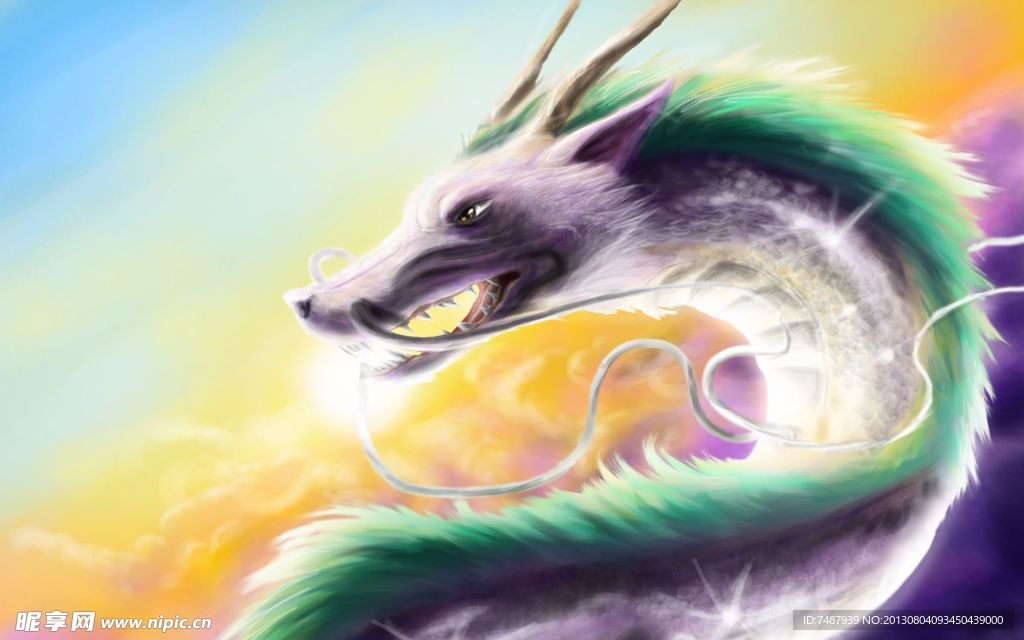 手绘龙
