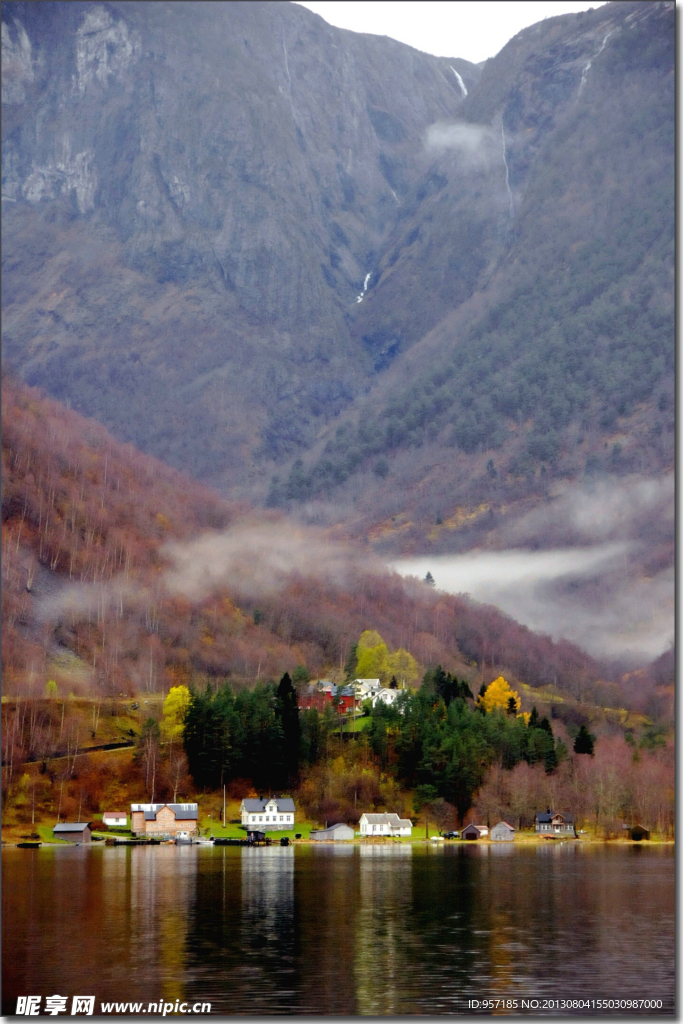 山村 山庄 大山 青