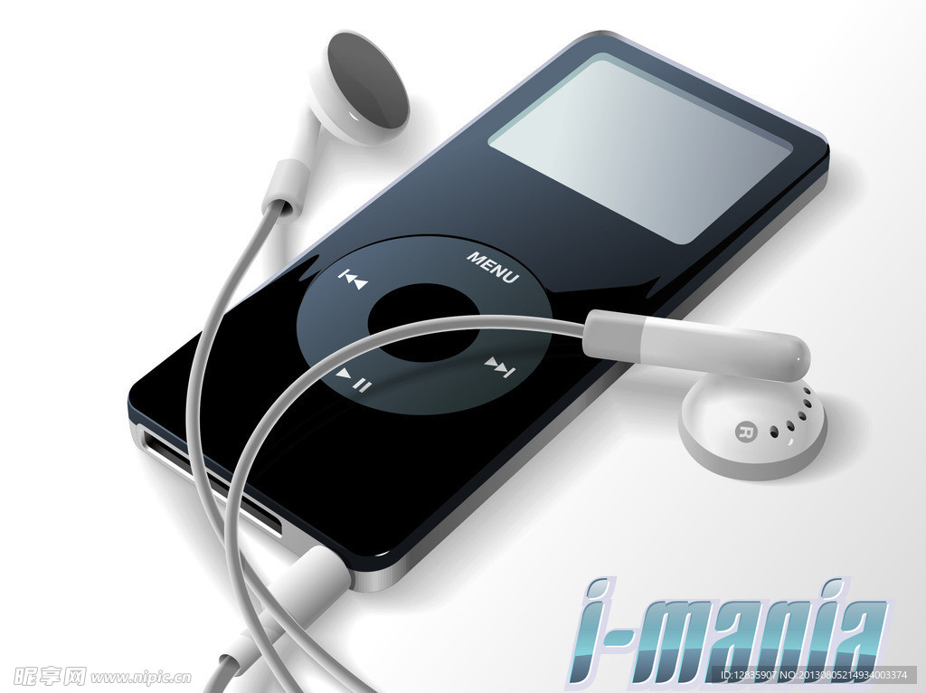 ipod 手机矢量图