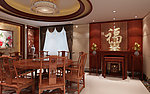 中式餐厅神位设计