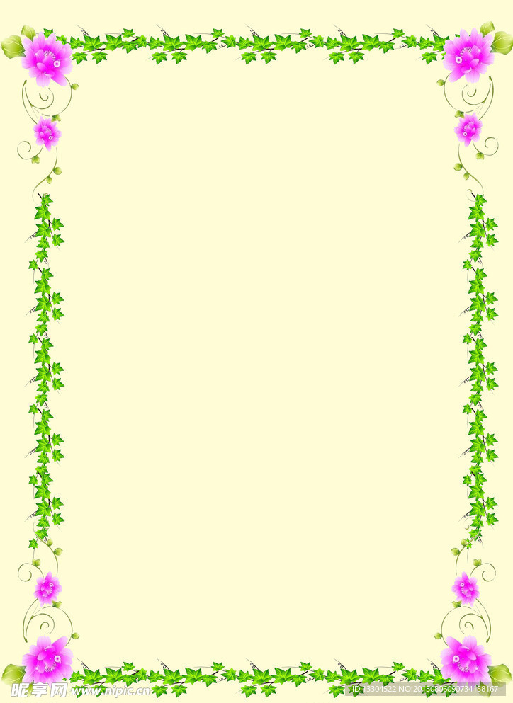花藤 花边