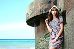 夏装图片 美女 海边