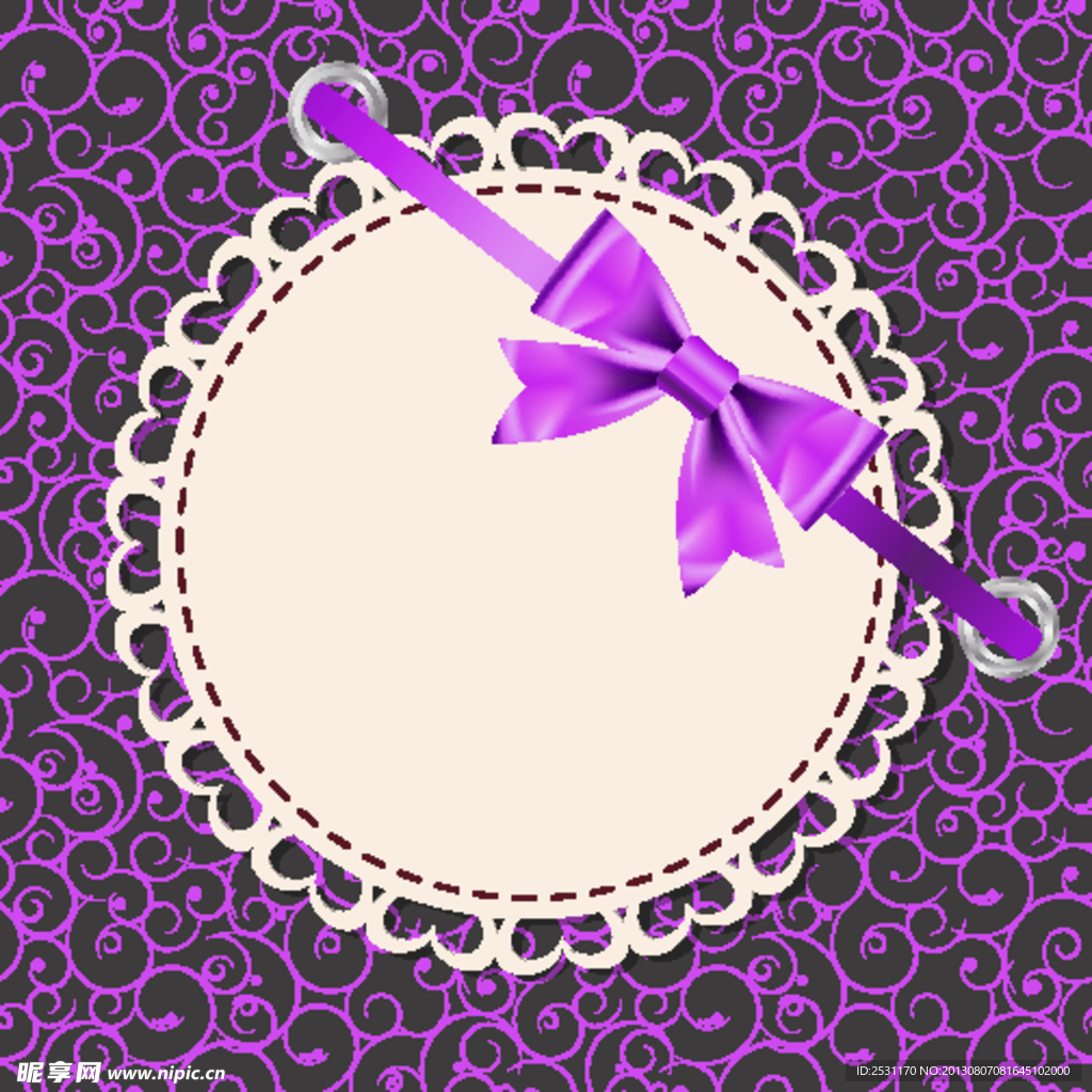 蝴蝶结丝带背景