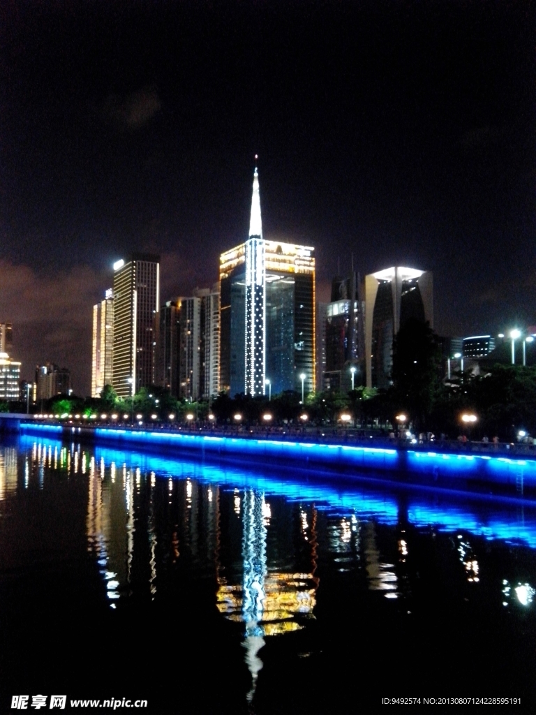 海心沙夜景 珠江夜景