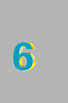 6立体字