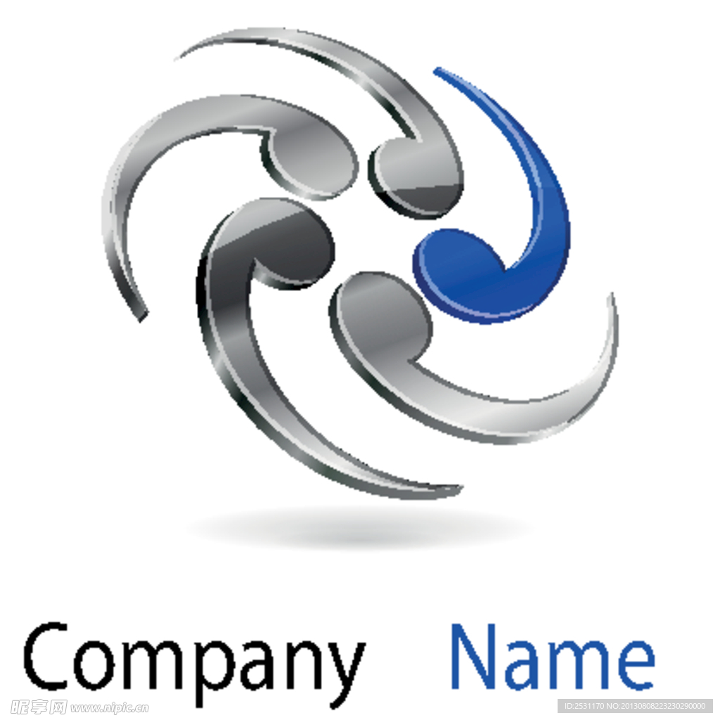 金属质logo图标