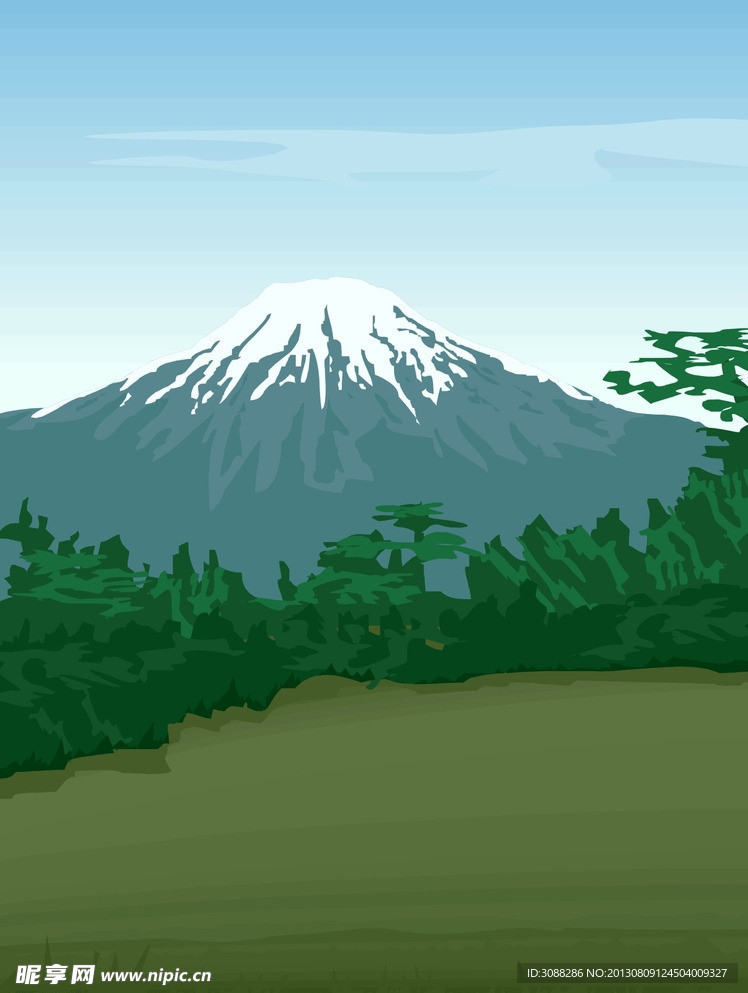 雪山