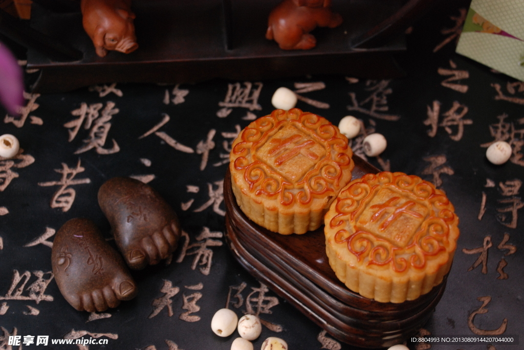 中秋 月饼 摄影