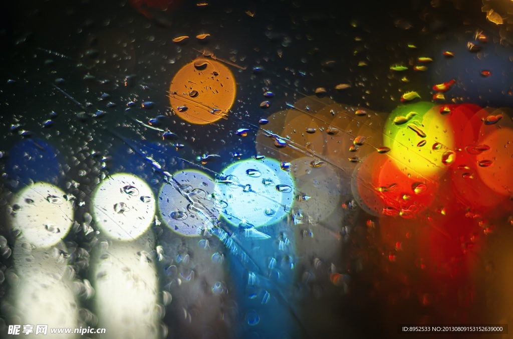 玻璃雨滴