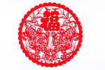 剪纸虎
