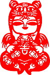 剪纸娃娃