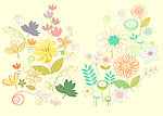 鲜花花纹