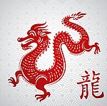 中国传统龙矢量图