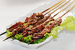 烤羊肉串 烤肉串