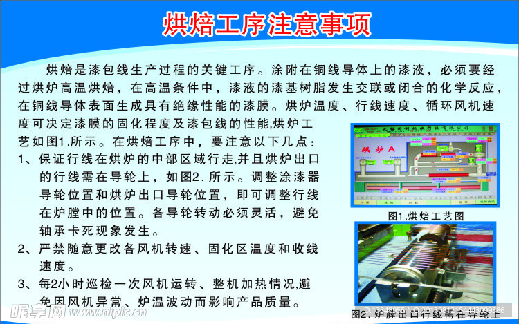 烘培注意事项展板