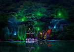 度假村 水景