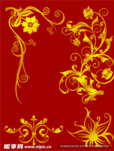 欧式花纹