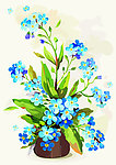 盆栽与花