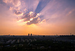 夕阳城市