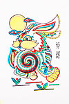 年画兔